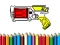 שפּיל Back To School: Nerf Coloring Book אָנליין