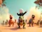 שפּיל Stickman: Dinosaur arena אָנליין