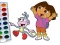 שפּיל Dora The Explorer Coloring Book אָנליין