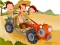 שפּיל Cartoon Tractor Puzzle אָנליין