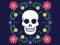 שפּיל Colorful Skull Jigsaw אָנליין