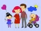 שפּיל Happy Family Coloring Book אָנליין