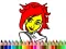 שפּיל Back To School: Cute Girl Coloring אָנליין