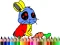 שפּיל Back To School: Rabbit Coloring Book אָנליין
