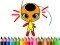 שפּיל Back To School: Dotted Girl Coloring אָנליין