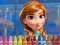 שפּיל Anna Frozen Coloring אָנליין