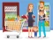 שפּיל Happy Shopping Jigsaw אָנליין