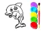 שפּיל Dolphin Coloring Book אָנליין