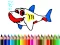 שפּיל Back To School: Shark Coloring Book אָנליין