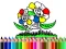 שפּיל Back to School: Flowers Coloring אָנליין