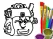 שפּיל Back To School: School Bag Coloring Book אָנליין