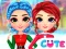 שפּיל Rainbow Girls Christmas Outfits אָנליין