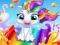 שפּיל Glitter Unicorn Dress Up Girls אָנליין