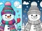 שפּיל Coloring book Winter אָנליין