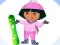 שפּיל Dora Ski Winter Dressup אָנליין