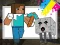 שפּיל Minecraft Coloring Pages אָנליין