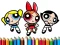 שפּיל PowerPuff Girls Coloring Book אָנליין