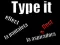 שפּיל Type it אָנליין