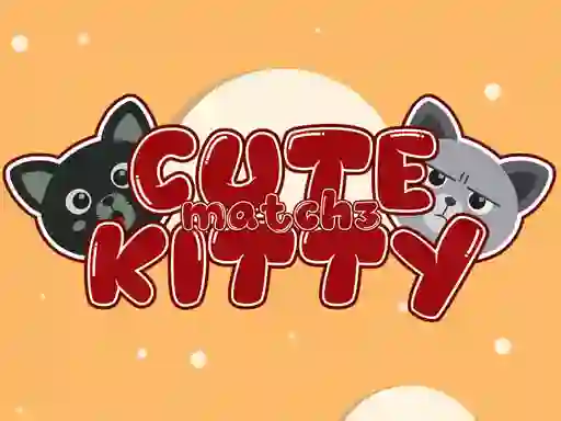שפּיל Cute Kitty Match 3 אָנליין