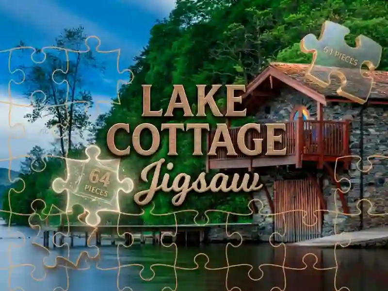 שפּיל Lake Cottage Jigsaw אָנליין