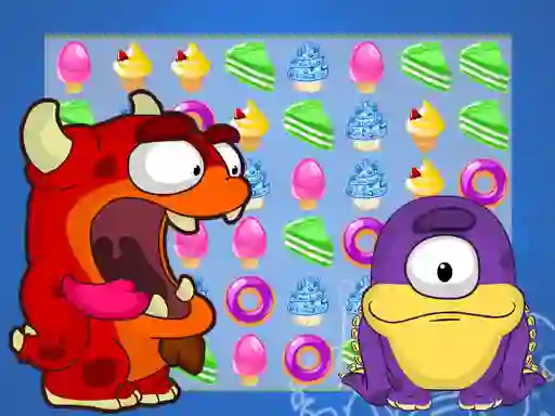 שפּיל Candy Monster Match 3 אָנליין