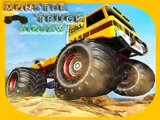 שפּיל Monster Trucks Jigsaw אָנליין
