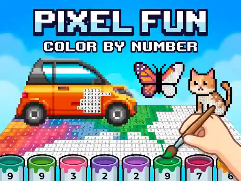 שפּיל Pixel Fun Color By Number אָנליין