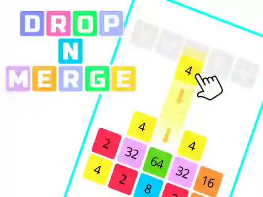 שפּיל Drop N Merge Blocks אָנליין