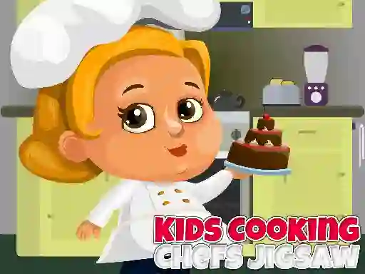 שפּיל Kids Cooking Chefs Jigsaw אָנליין