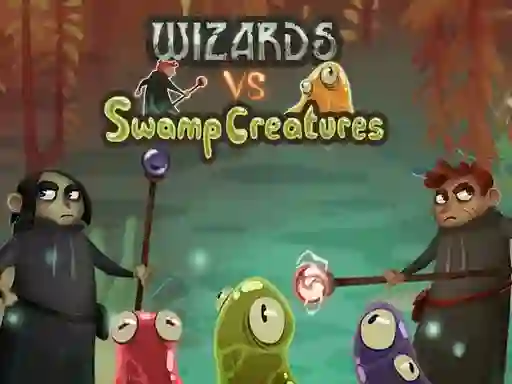 שפּיל Wizards vs swamp creatures אָנליין