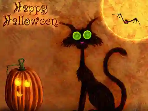 שפּיל Happy Halloween 2020 Puzzle אָנליין