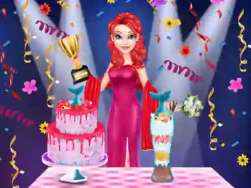 שפּיל Mermaid Cake Cooking Design אָנליין