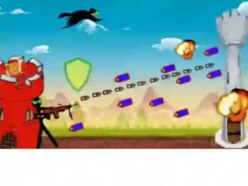 שפּיל Castle Blaster 2D! אָנליין