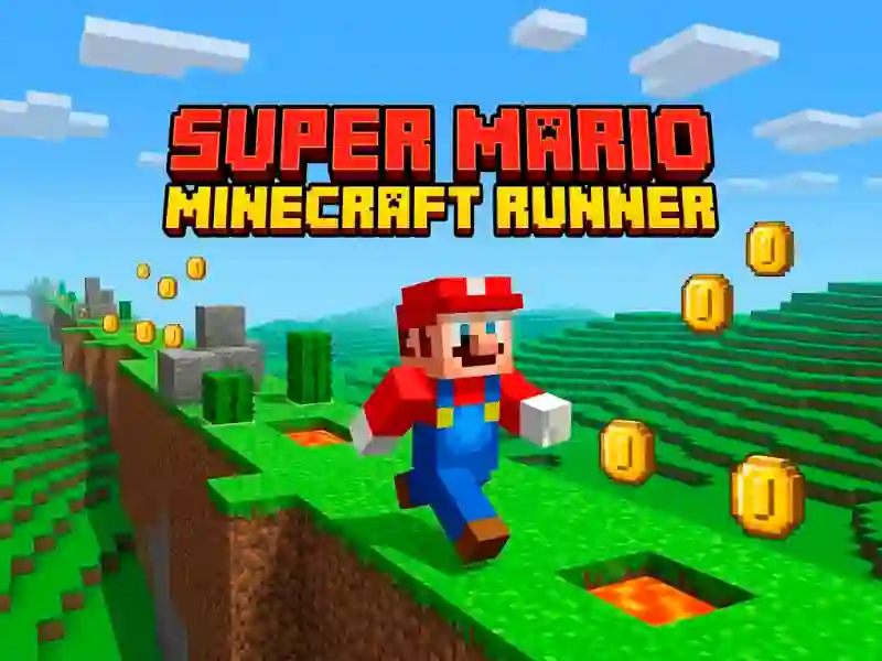 שפּיל Super Mario MineCraft Runner אָנליין
