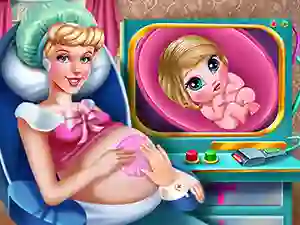 שפּיל Cinderella Pregnant Check-Up אָנליין