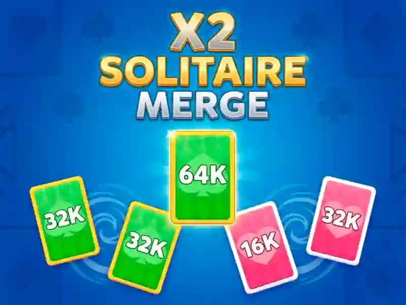 שפּיל X2 Solitaire Merge אָנליין