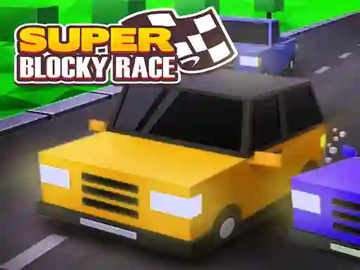 שפּיל Super Blocky Race אָנליין
