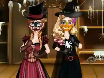 שפּיל Sisters Halloween Preparations אָנליין