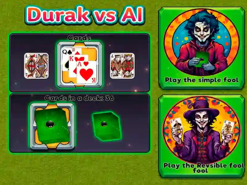 שפּיל Durak vs AI אָנליין