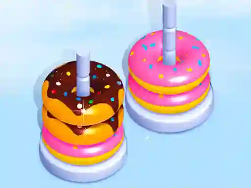 שפּיל Donut Sort Fun אָנליין