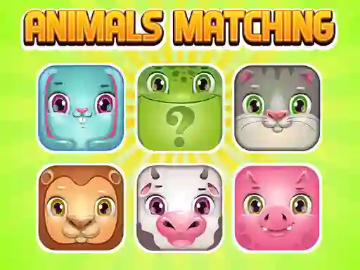 שפּיל Animals Memory Matching אָנליין