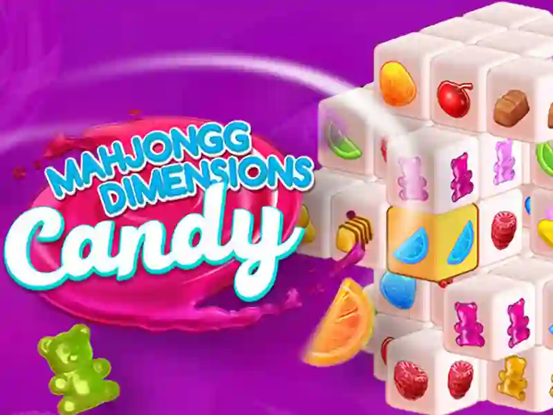 שפּיל Candy 3D Mahjong אָנליין