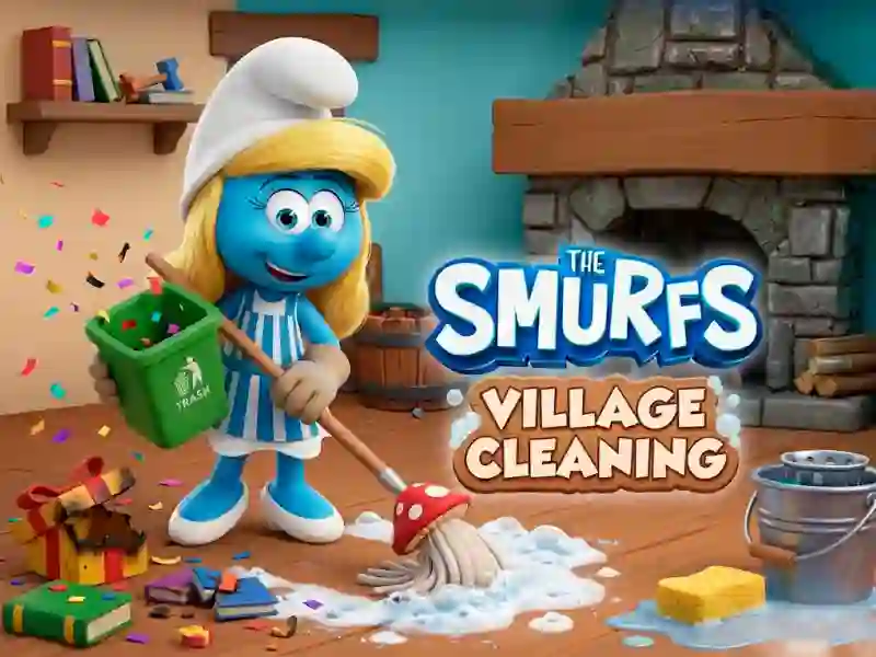 שפּיל The Smurfs Village Cleaning אָנליין