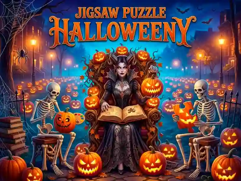 שפּיל Jigsaw Puzzle Halloweeny אָנליין