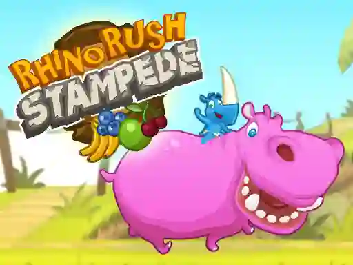 שפּיל Rhino Rush Stampede אָנליין
