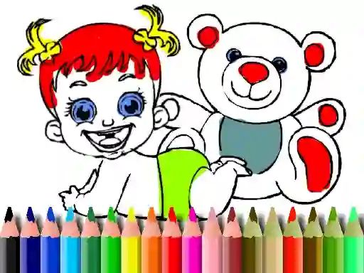 שפּיל Back To School: Baby Doll Coloring אָנליין