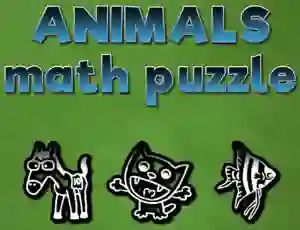 שפּיל Animals Math Puzzles אָנליין