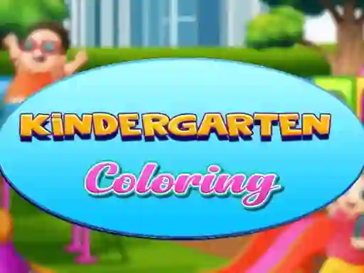 שפּיל Kindergarten Coloring אָנליין