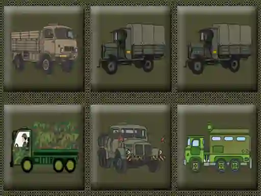 שפּיל Army Trucks Memory אָנליין