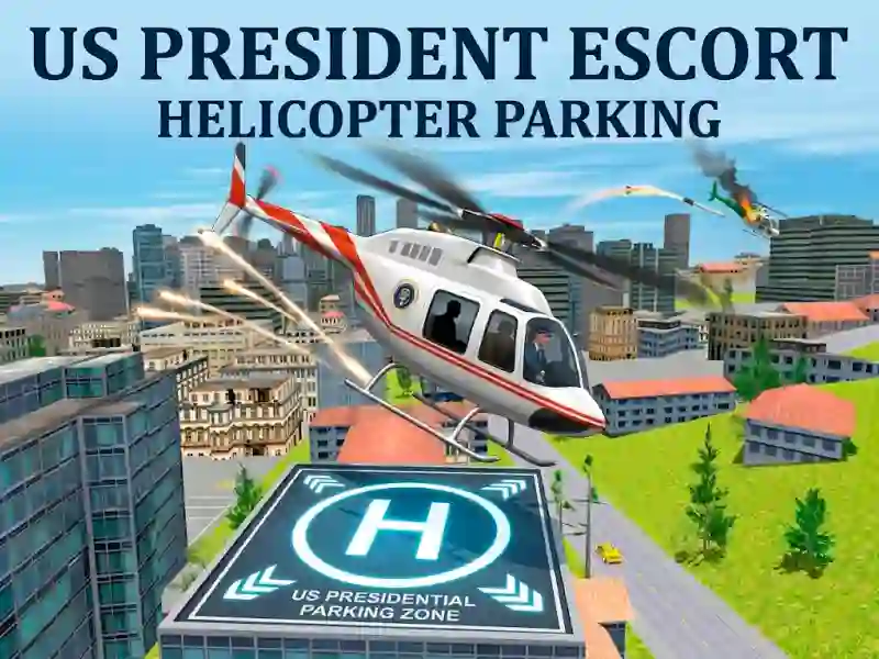 שפּיל US President Escort Helicopter Parking אָנליין